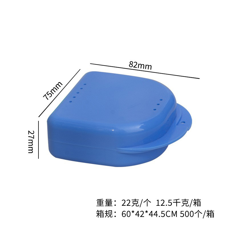 Invisible frenillos caja de almacenamiento titular caja de almacenamiento portátil corrector de dientes caja de almacenamiento de prótesis dental portátil