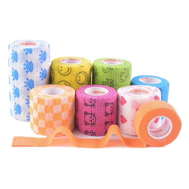 Cinta de transporte de vendaje autoadhesiva no tejida directa de fábrica vendaje deportivo vendaje para mascotas vendaje cinta elástica