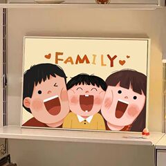 かわいい全家庭の福の客間のソファーの1軒の壁の装飾画のレストランの背景の壁の壁画の寝室のベッドの頭は絵を掛けます。