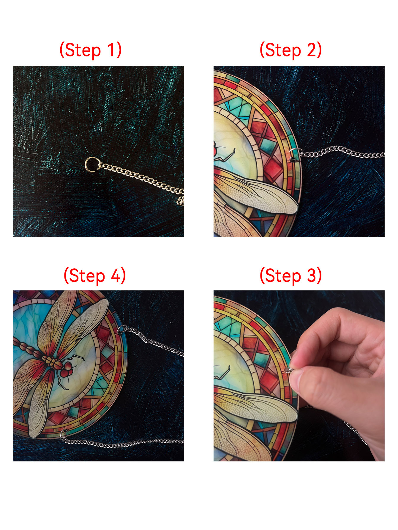53g Weight pendant Home Textiles & Decor Type Arylic Material Animal, Plant Pattern Retro Style Retro Animal Plant Arylic Pendant 2