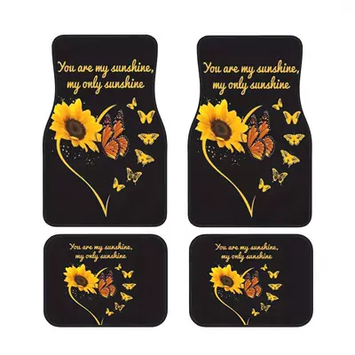 Avtomobil döşəmə paspasları – decorative mats Amazon a generation - halloween-car-floor-mats-9-33444468cm-two-pairs-four-pieces-in-total