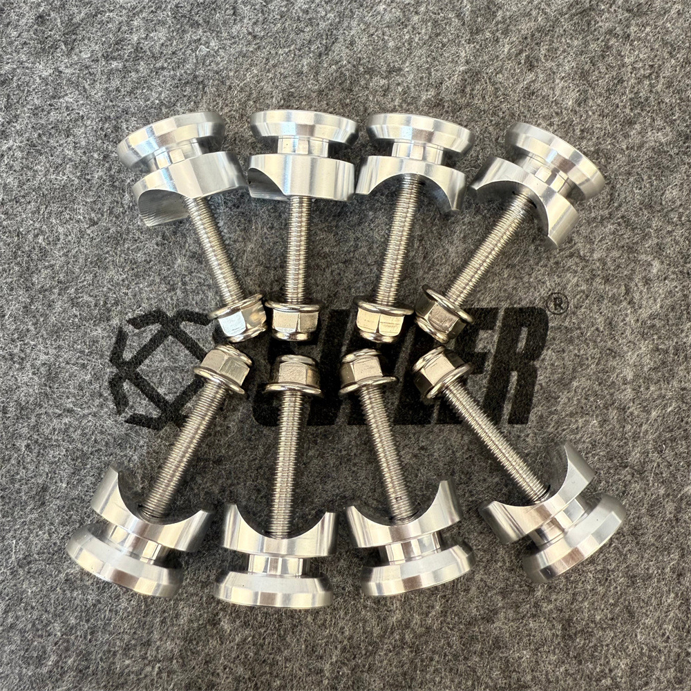 Universal Motorcycle Tail Box Buckle Aluminum Alloy Bottom Screw Kit Tail Box Accessories Kit Brand New Motorcycle Tail Box Accessories Kit