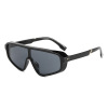 Black neon sunglasses, fashionable glasses for adults, sun protection cream, 2023, European style, UF-protection