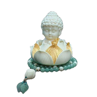 Car ornaments Lotus Small Buddha Car