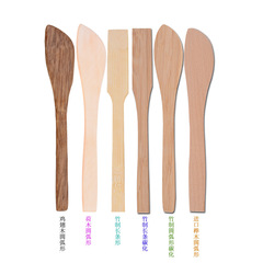 9WOR Dumpling Wonton Tool Stuffing Shovel Solid Wooden Dumpling Digging Spoon Stuffing Ruler Stuffing Pick Stuffing Stirring Spoon