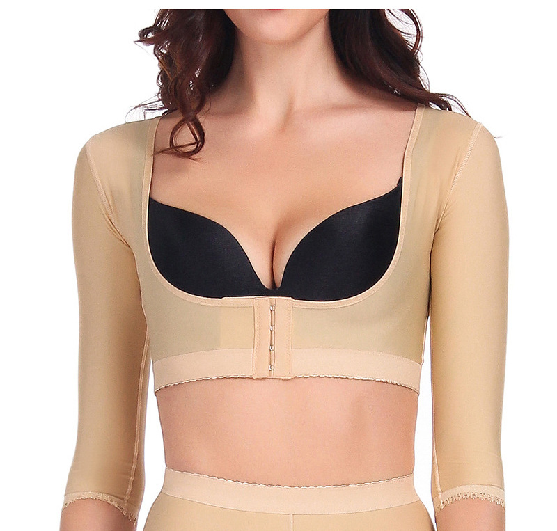 Corrección de postura transfronteriza de Amazon cuerpo que forma el chaleco cuerpo que adelgaza la cubierta del brazo de la viga sin costura ropa del brazo soporte del pecho cuerpo que forma la parte superior