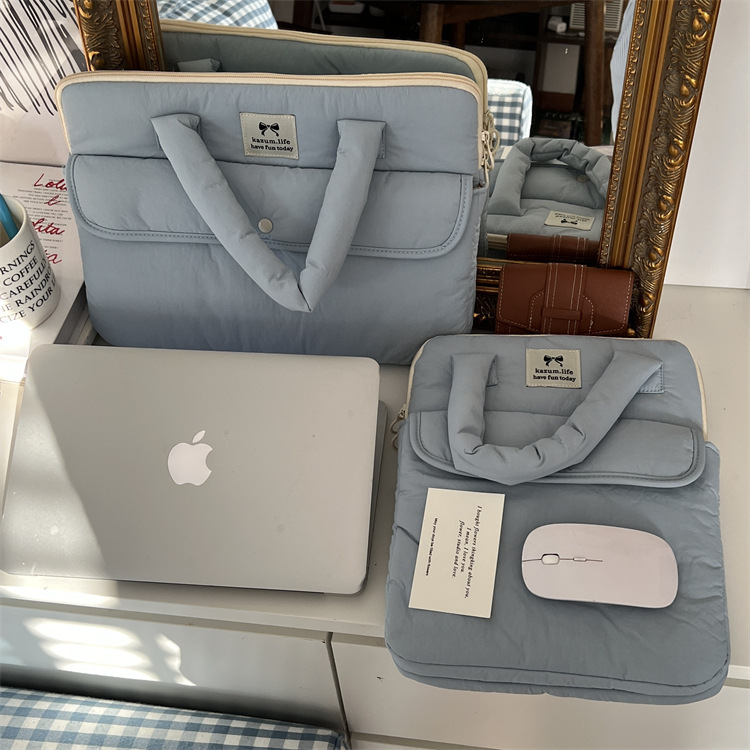 Small Fresh Satchel Women's Space Cotton Bubble Wrap Ins Style Lightweight and Burden-Reducing 10/ 13inch Tablet Laptop Bag Small Fresh Satchel Women's Space Cotton Bubble Wrap Ins Style Lightweight and Burden-Reducing 10/ 13inch Tablet Laptop Bag