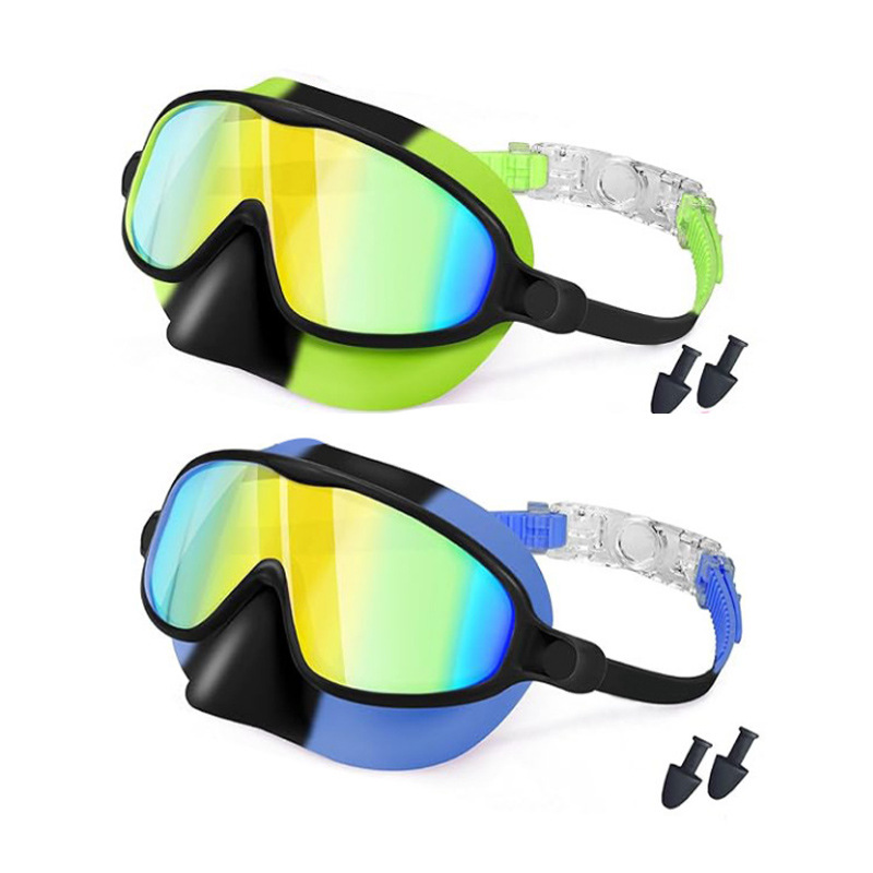 600A-어린이-(검은색 코 파란색 화려한 금도금 + 검은색 코 녹색 화려한 금도금) + 귀마개