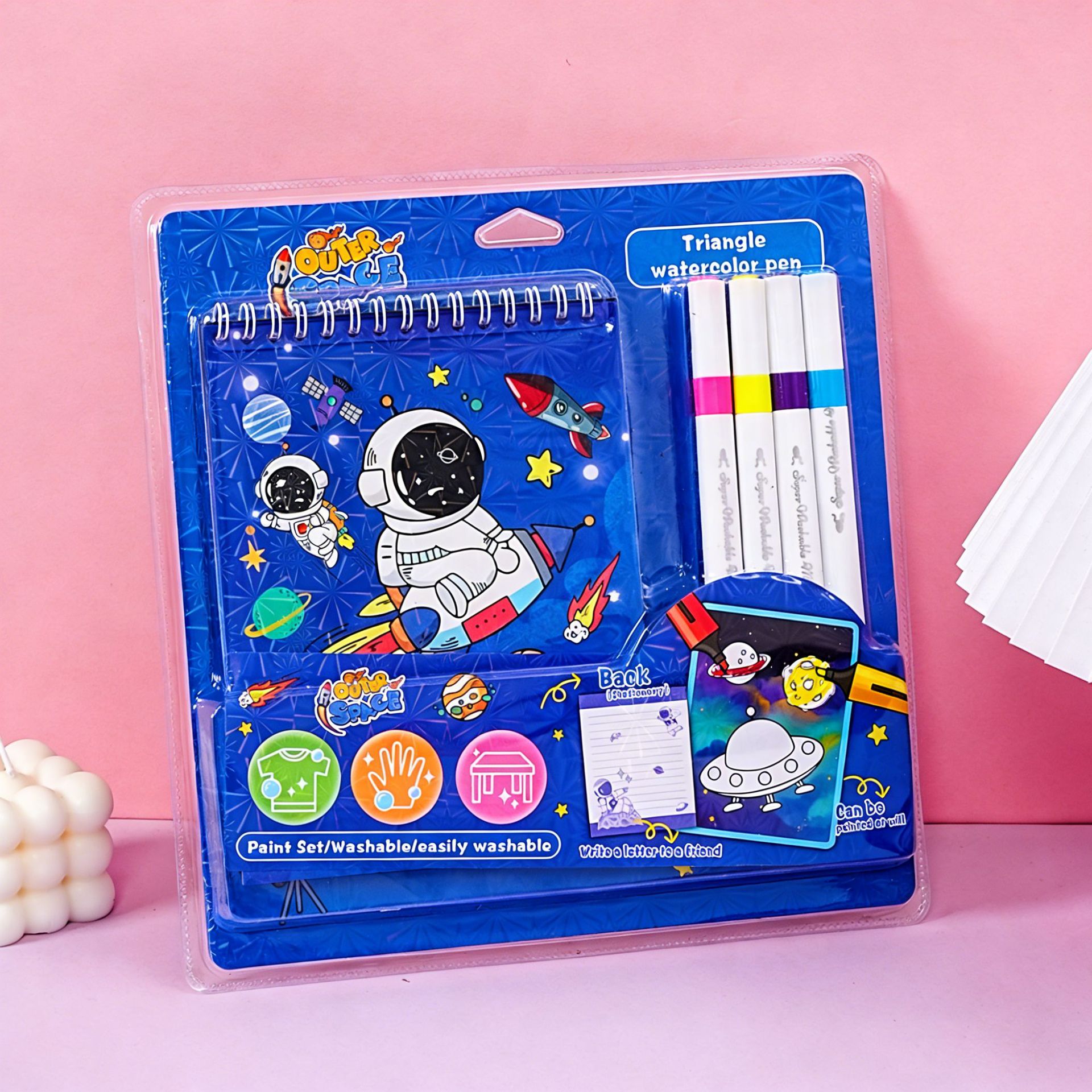 Libro para Colorear Infantil de Papel para Dibujo y Fiestas Temáticas