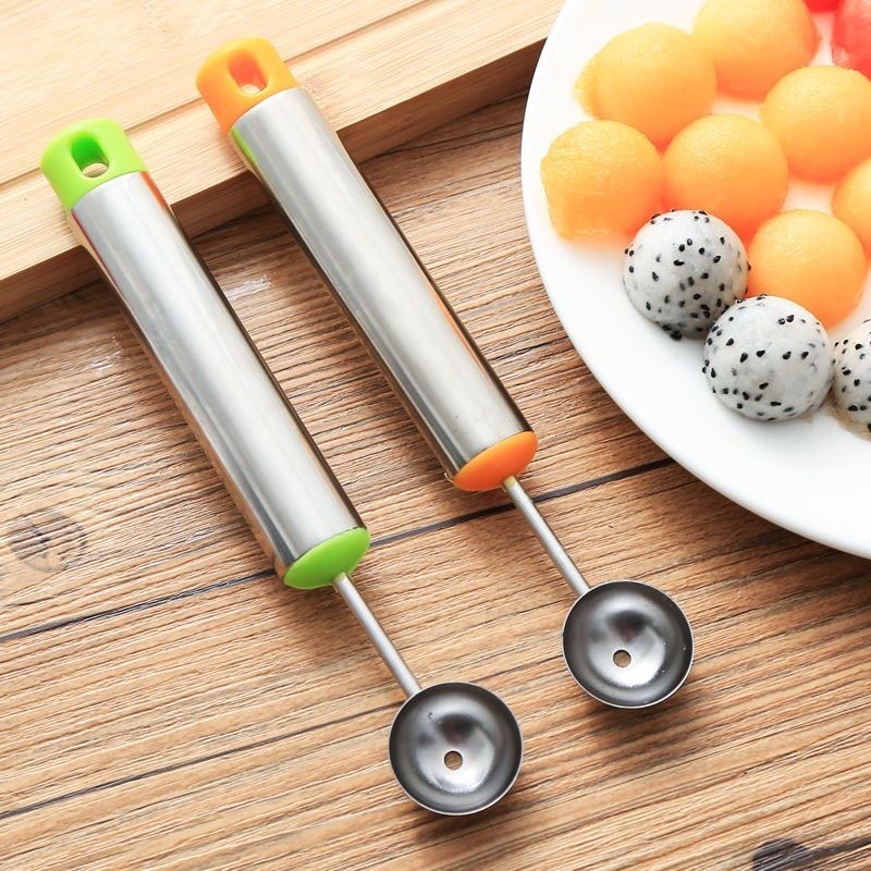 在庫あり フルーツボールメーカー 410ステンレス鋼 家庭用 食品グレード DIY盛り合わせ スイカカット|undefined