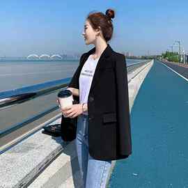 西装女新款外套韩版百搭春春秋新款网红休闲小个子西服英伦风