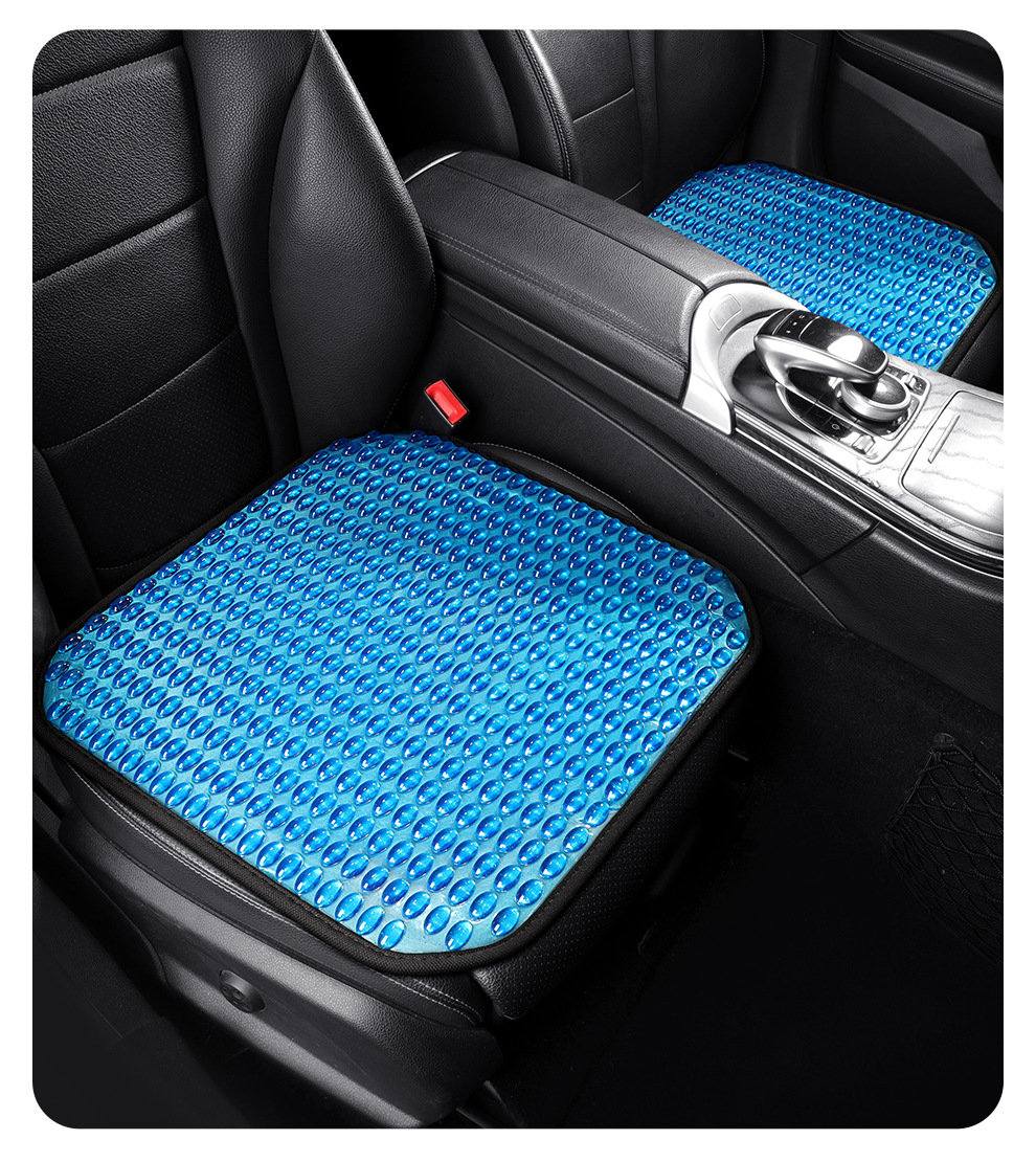 Cross-Border Honeycomb Gel Car Lumbar Support Ice Silk Cooling Pad Home Office Lumbar Pillow Cushion Car Lumbar Support Gel Ice Pad