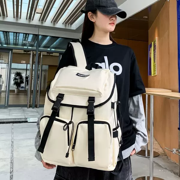 Short-Distance Travel Backpack for Women 2025 New Junior High School Student Large Capacity Men's Sports Mountaineering Travel School Bag