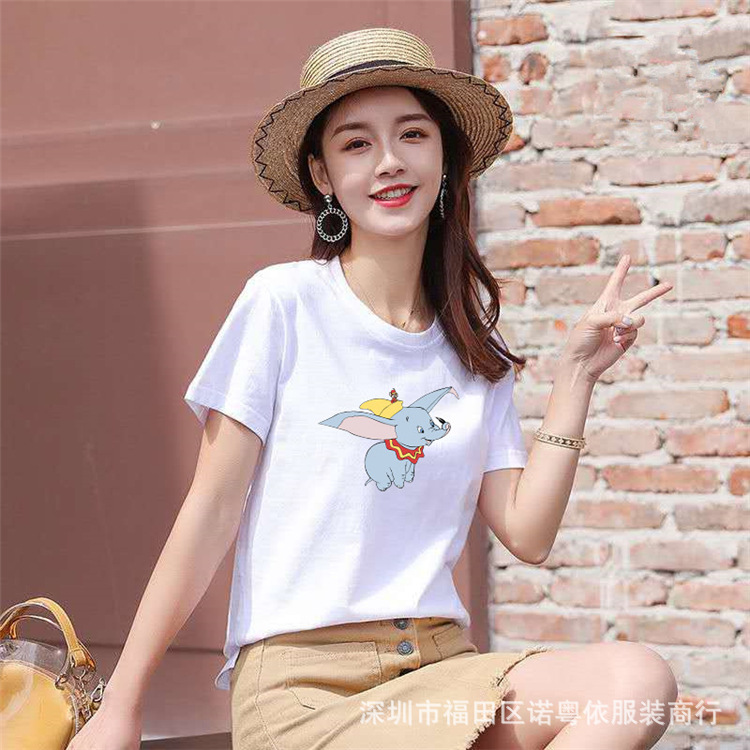女装白色短袖T恤