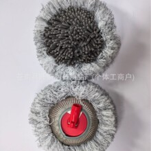 圆形雪尼尔拖把布替换头 好神拖家用布套天花板清洁除尘掸除尘刷