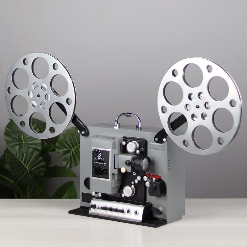 老式放映机模型7080年代怀旧老式物件复古道具摄影橱窗装饰摆件