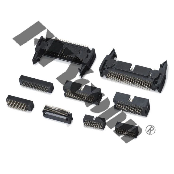 简牛1.27/2.0/2.54间距牛角单双排直插贴片SMT连接器端子直插式