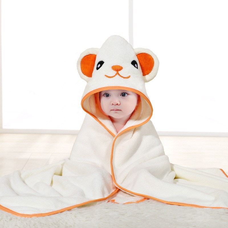 주황색 곰 귀 망토