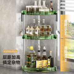 Kitchen corner multi-layer storage rack, spice rack, pot stand, versatile kitchen accessory, sold in bulk starting from one piece