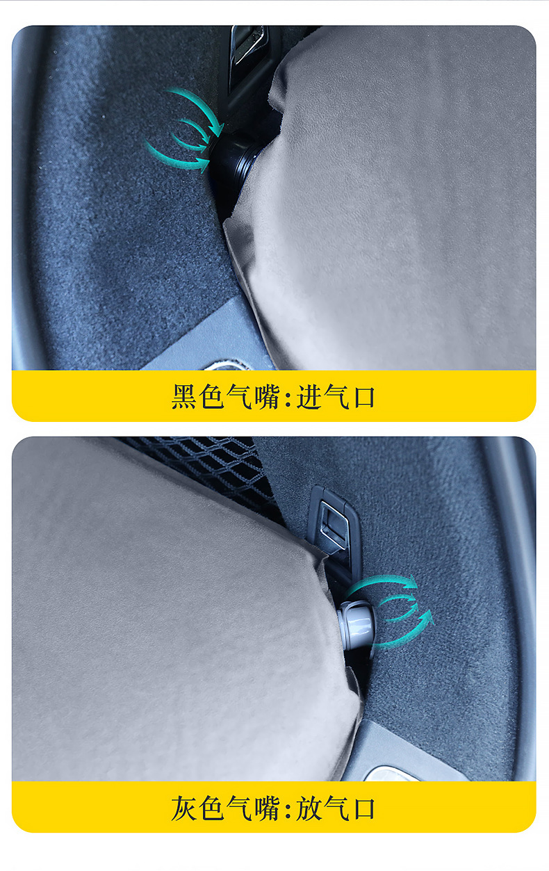 Ideal L6/L7 Camping Mattress, Automatic Inflatable Travel Mattress, Car Trunk Sleeping Pad, In-Car Sleeping Gadget