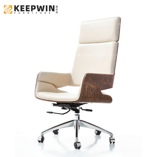 Boss chair office chair light luxury study room chair manager reception chair adjustable leather computer chair swivel chair large class conference chair