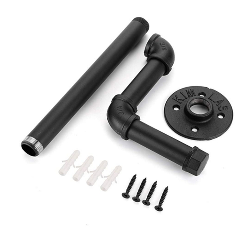 Soporte de tubería americana ropa industrial pared estante decoración del hogar pared pantalla palabra en forma de Z ropa rack