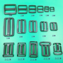 厂家现货箱包服装配件1.0-5.0cm背包PP调节扣织带调节扣 日字扣