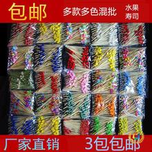 △一次性水果签水果叉网红花式竹签创意酒签汉堡装饰三明治艺术可
