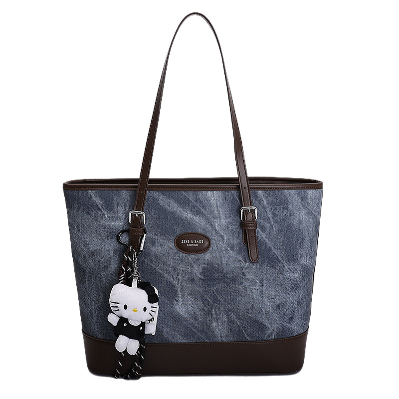 2025 invierno nuevo retro nicho Volkswagen bolso de mano de gran capacidad bolso de hombro de viaje de mujer bolso de brazo de moda versátil bolso de brazo