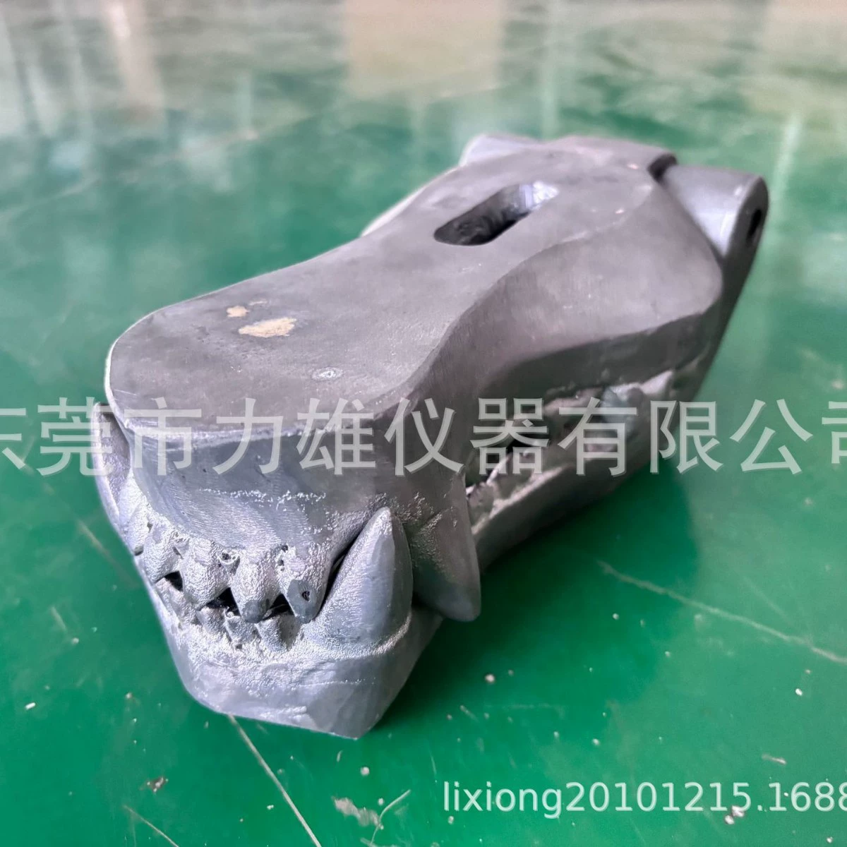 Титановый стальной зажим для головы собаки, модель головы собаки, имитирующая укус собаки и тест на тянущий