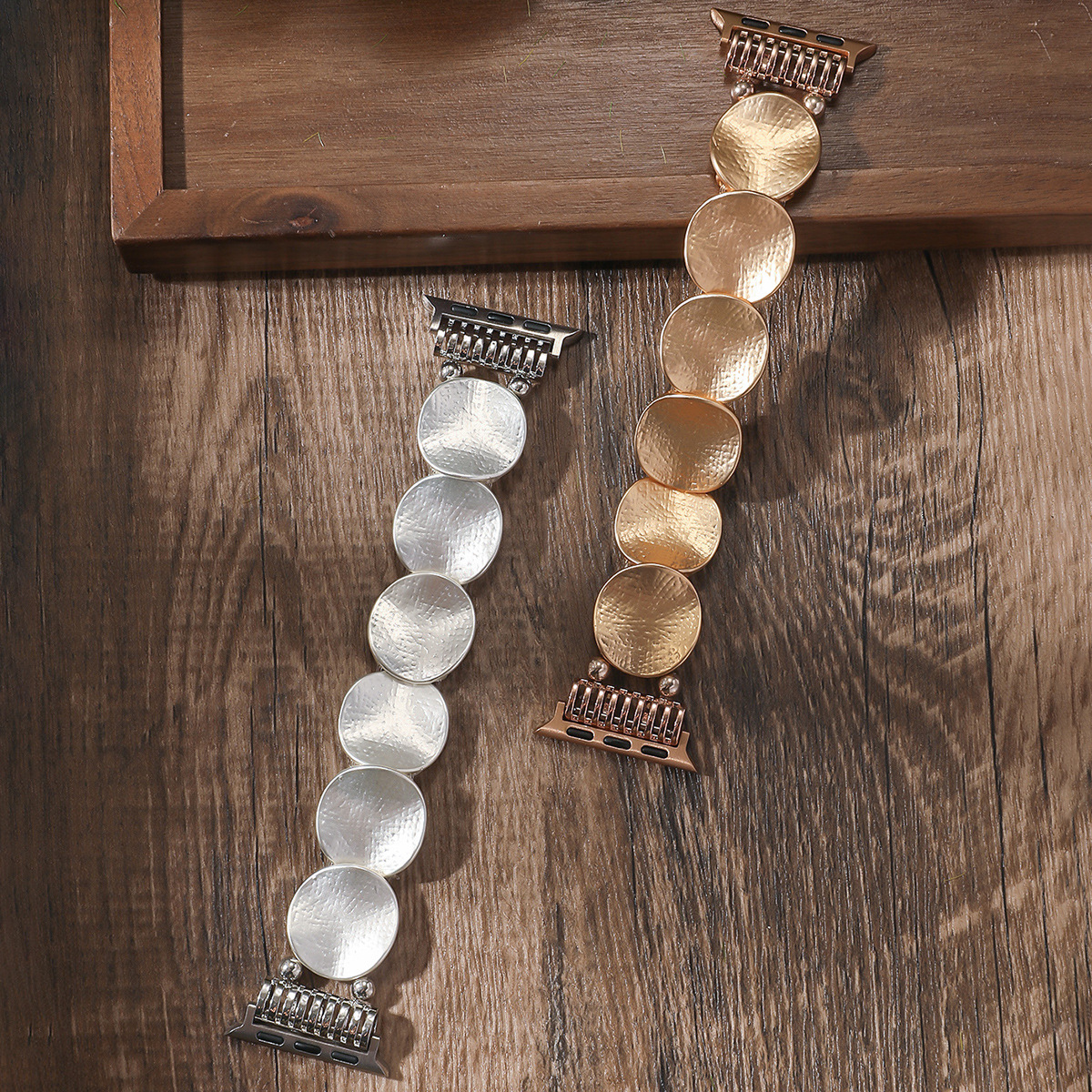 For Apple Watch Metal Elastic Strap Apple Watch Women's Strap Compatible with iwatch Full Series