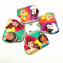 新款PU数码印花零钱包女士短款口红硬币收纳包儿童卡通小礼品