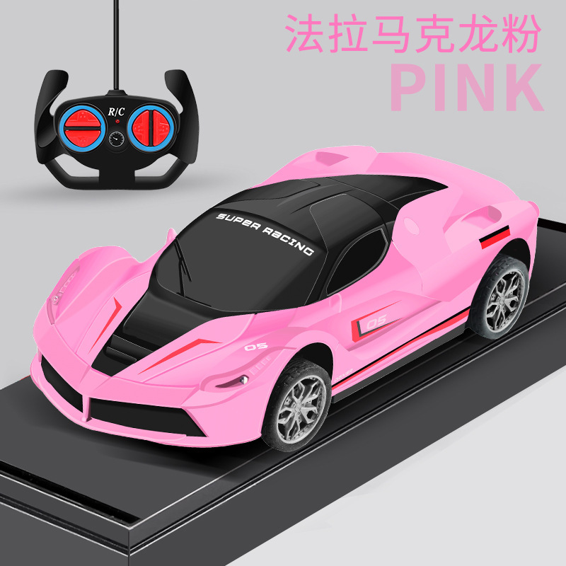 Cross-border four-way remote control car toy car wireless light high-speed drift racing car children's electric charging sports car model
