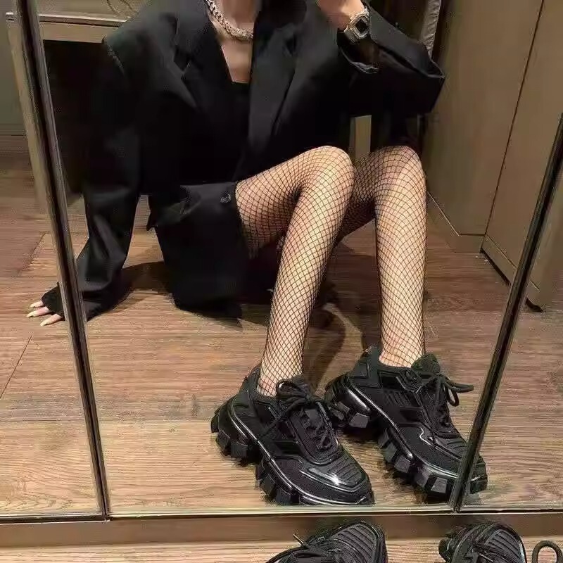 [Ultra-Thin Style] Black Stockings for Women, Anti-Snagging, Sexy Polka Dot Black Fishnet Stockings for High-End Outfits