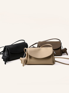 Fashionable shoulder bag, summer small sophisticated small bag, high-quality style, genuine leather