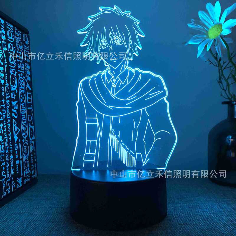 Cross-border 3D night light the president is a maid, an adult, a touch remote control, a new exotic bedside lamp gift lamp
