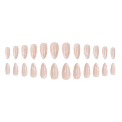 幾何水滴甲杏仁甲簡約歐美穿戴美甲鷹嘴尖甲跨境專供批發