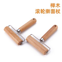 現物のめん棒のめん棒の皮の神器の片手のローラーの実木のめん棒の省力ローラーのめん棒の包みの皮
