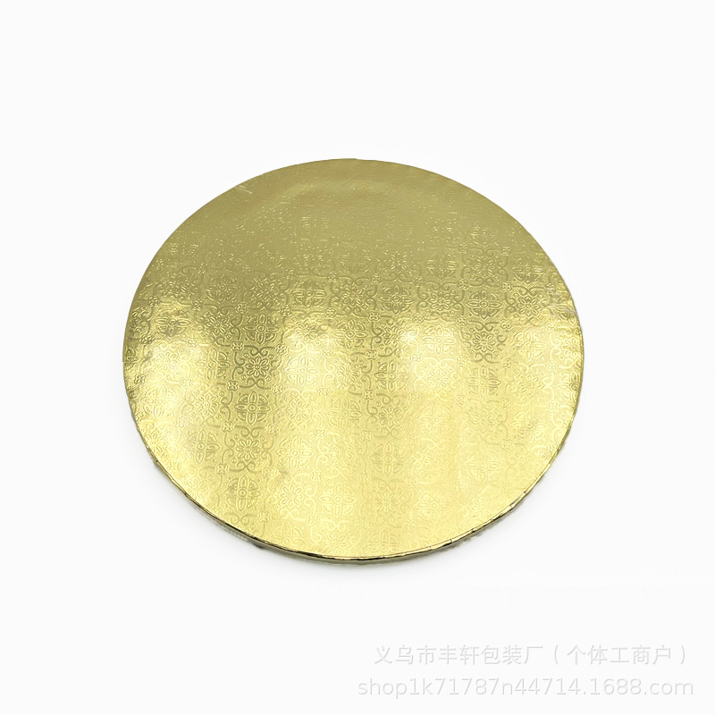 12mm de espesor base de pastel agujero de panal pastel almohadilla de papel corrugado pastel almohadilla redondo chasis de embalaje