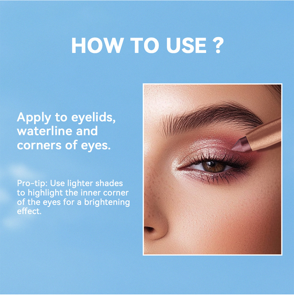 lakerain Bronze eyeshadow stick is easy to color with a high-gloss eye makeup eyeshadow undefined