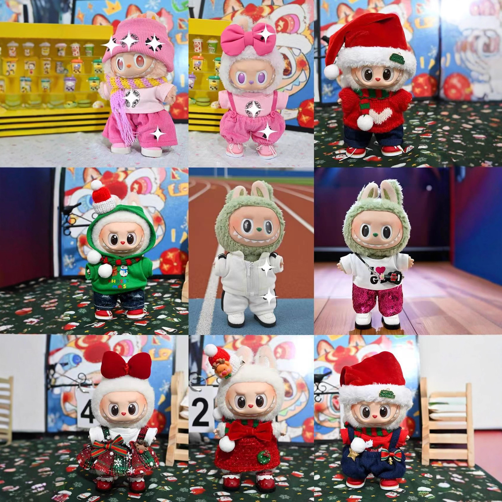 Only Clothes] Labubu Clothes New Labubu Baby Clothes Skirt Suit Fashionable Baby Clothes Labubu Clothes