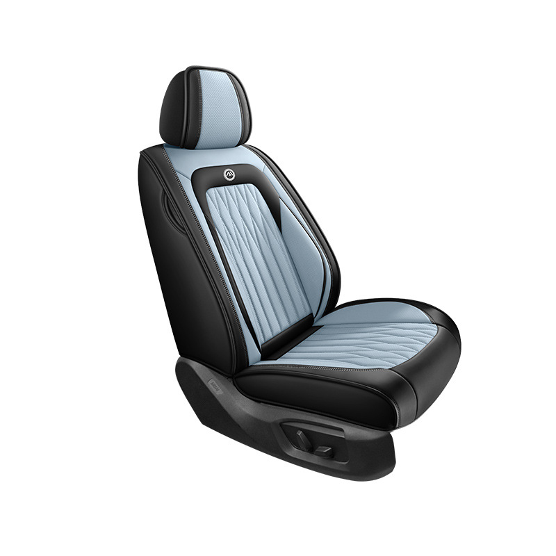 25 Years New All-Inclusive Diamond-Shaped Full-Leather Car Seat Cushion for All Seasons Manufacturer Wholesale All-Inclusive Seat Cover Cushion