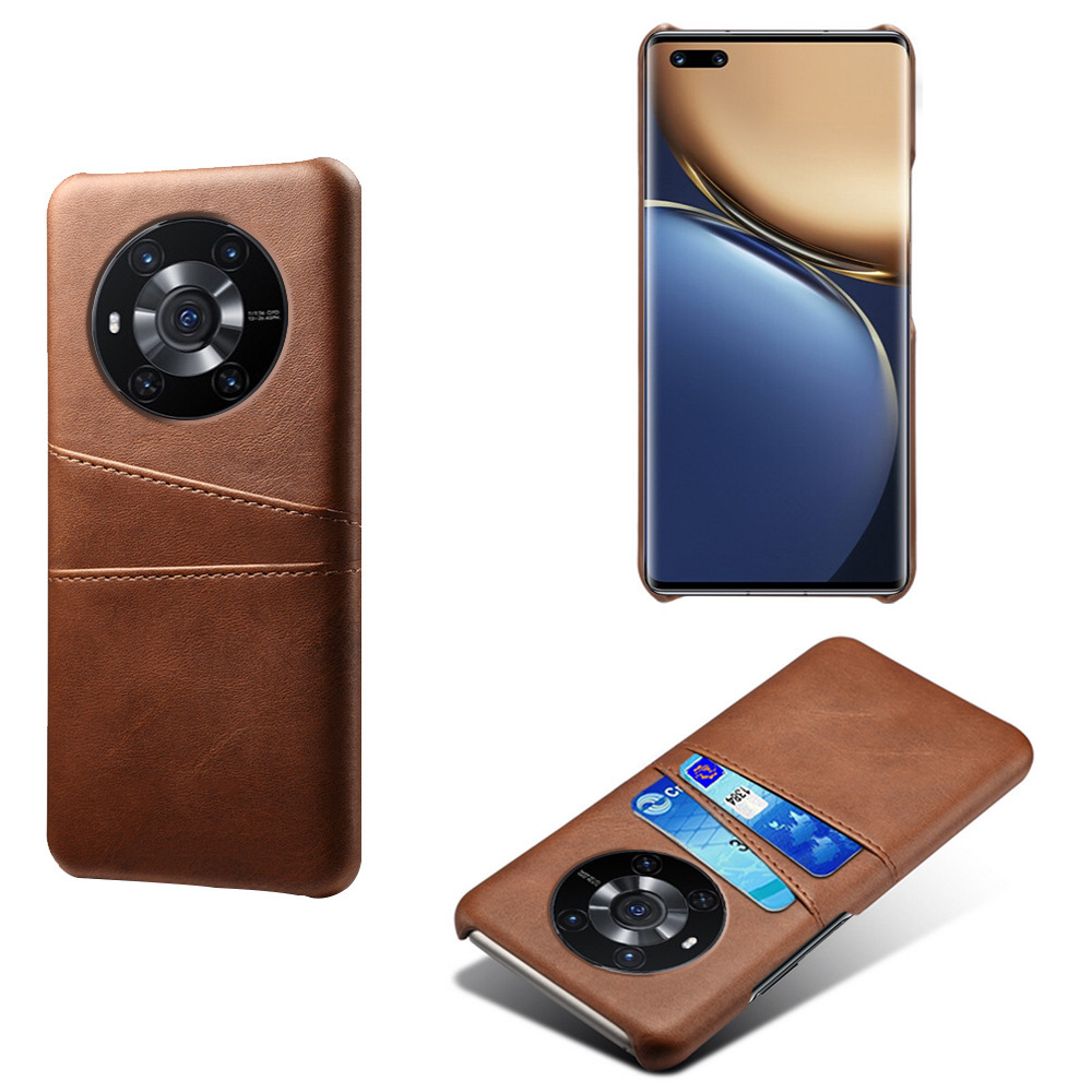 Suitable for Huawei honor magic3 Mobile Phone Case Leather Double Card Protection Leather Case honor Calf Pattern Protection Case