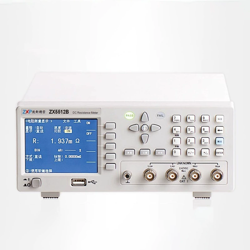 Zhi Xin ZXP ZX5512A Тестер сопротивления постоянного тока Микроомметр 10μΩ-300KΩ