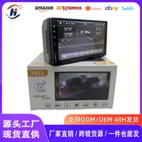 7023b автомобиль с промежуточным управлением задним ходом изображения carplay экран автомобиля Bluetooth MP4/MP5 плеер радио