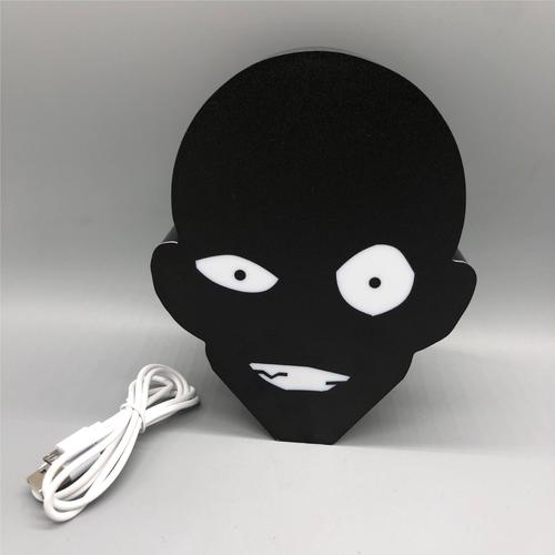 Little Red Book's same style Conan Black Man Lamp Detective Mr. Prisoner Night Lamp Funny Gift Lamp