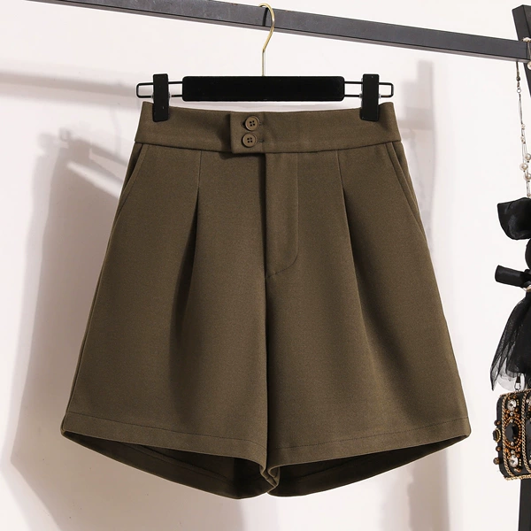 Brown [Volume Sensitization/Pear -shaped figure/slightly fat girls/loose/loose waist/wild waist/versatile/suitable thigh thick buttocks]