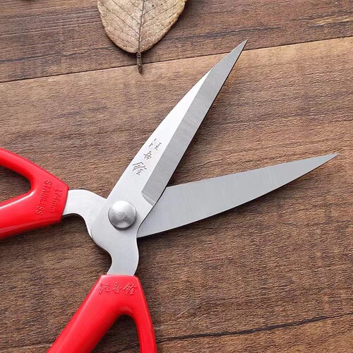 1 Wang Wuquan Home Stainless Steel Multi-functional Kitchen Handmade Paper Cutting Soft Handle Office Scissors 2001-2004