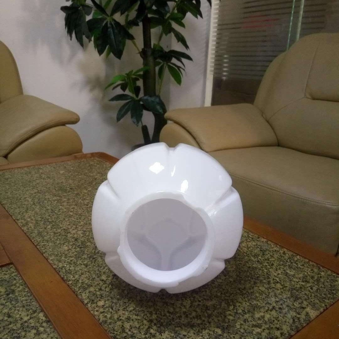 더블 레이어 매그놀리아 램프 그늘 PMMA 아크릴 대나무 촬영 커버 야외 거리 빛 안뜰 풍경 램프 그늘