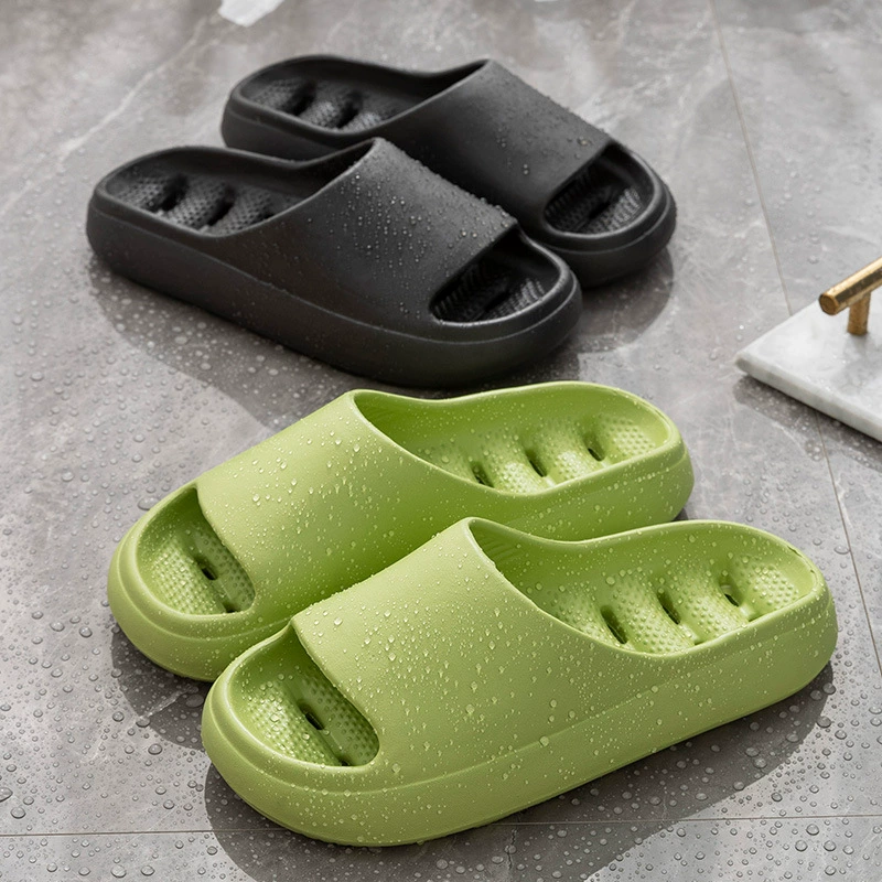 Летние нескользящие непромокаемые тапочки для душа для мужчин и женщин, домашние тапочки из ЭВА для ванной, парный стиль